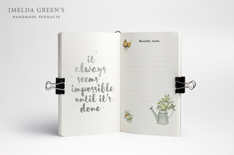A day in the garden - downloadable planner pages